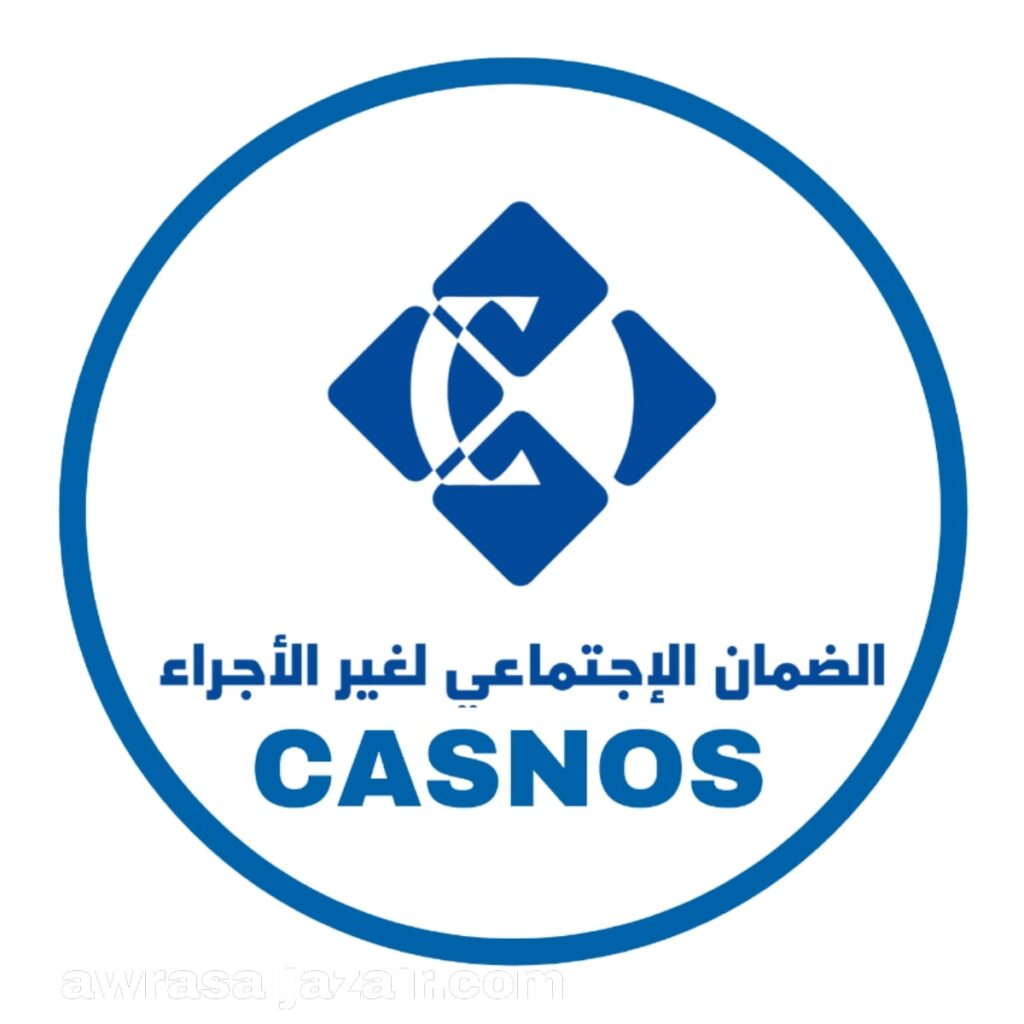 شعار الصندوق الوطني للضمان الاجتماعي لغير الأجراء CASNOS dz logo